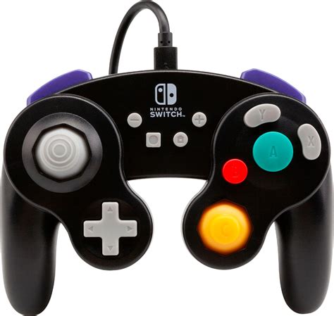 PowerA Wired Gamecube Controller for Nintendo Switch Black 1507843-01