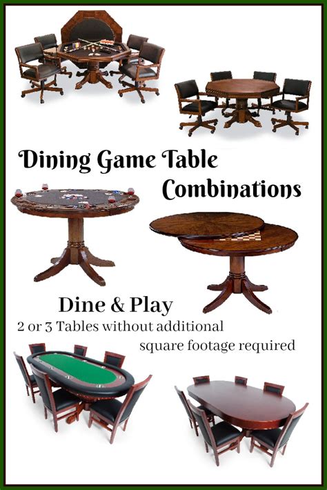 Combination Dining And Game Tables Beautiful Home And Garden Decor