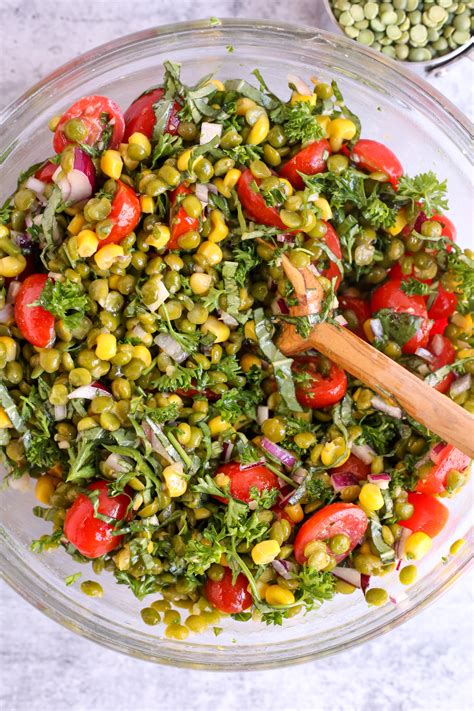 Easy Summer Split Pea Salad Recipe Street Smart Nutrition