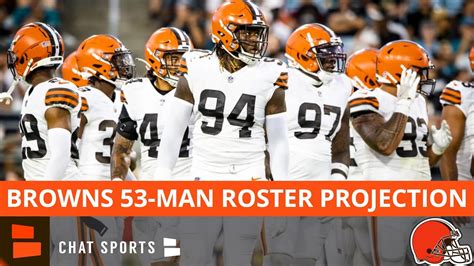 Cleveland Browns 53 Man Roster Projection