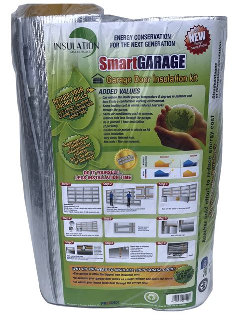 How to insulate a garage door how to insulate a garage ceiling SmartGARAGE- Reflective Garage Door Insulation Kit - One Car Garage Door 7' H x 9' W ...