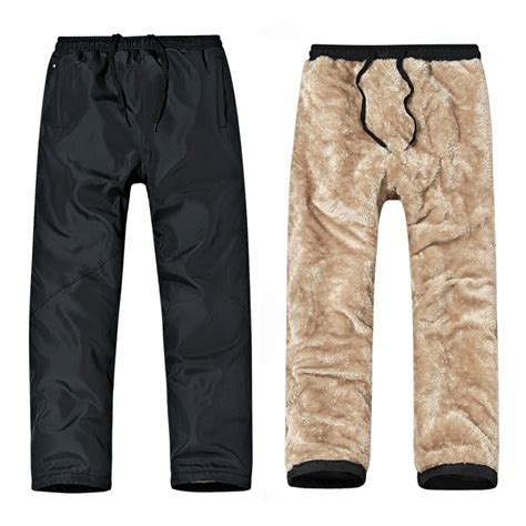 Winter Pants Fleece Thick Men Joggers Keep Warm In Cold Weather And