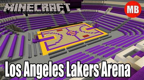 Minecraft Nba Arena Los Angeles Lakers Youtube