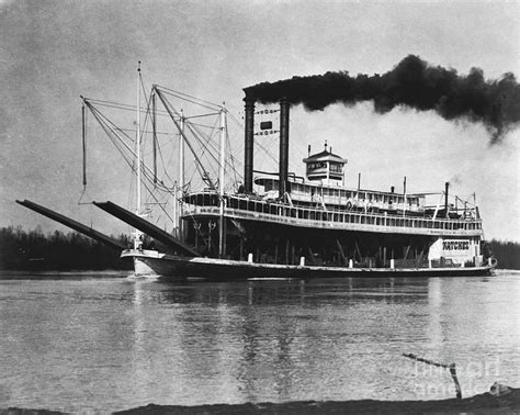Mississippi River Steamboat By Bettmann