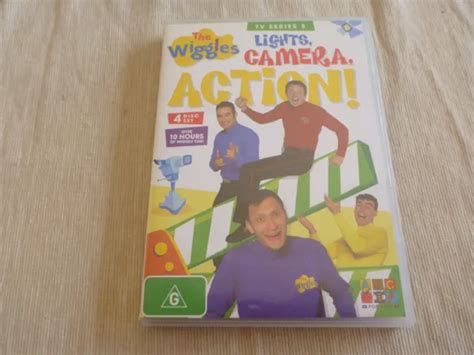 The Wiggles Lights Camera Action Series 3 4 X Dvd 2002 Region 4