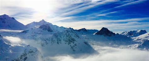 White Snow Covered Mountain Under Blue Sky · Free Stock Photo