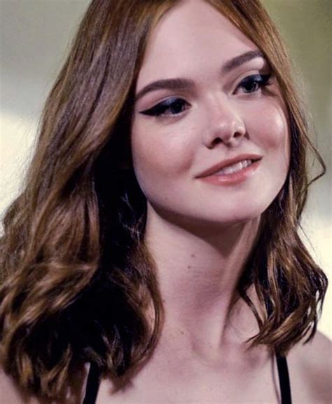 Elle Fanning Debuts New Chestnut Brown Hair For Fall Hair Color