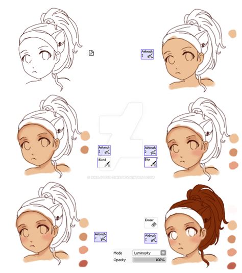 Anime skin shading tutorial by XMajutsu-shiX on DeviantArt