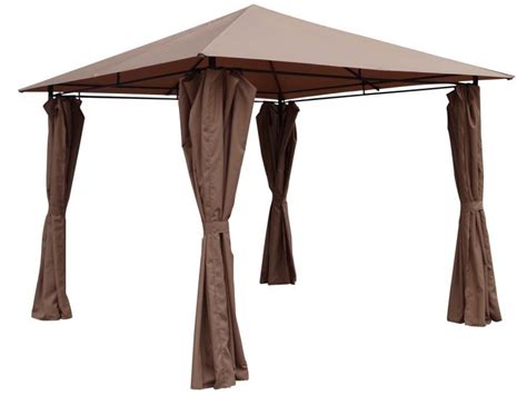 Pour toute demande de location de tonnelles, merci de contacter mr dantine jean pol au numéro 0475 / 79 11 72. Tonnelle-pergola "shana" taupe en polyester - 3 x 3 x 2.6 ...