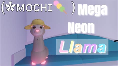 Making A Mega Neon Llama In Adopt Me Youtube