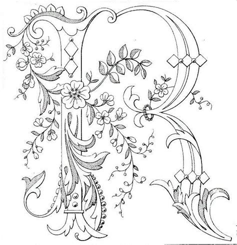 Calligraphy Letters Coloring Pages Coloring Pages