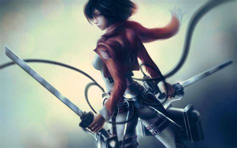 Mikasa Ackerman Hd Wallpaper Background Image 250