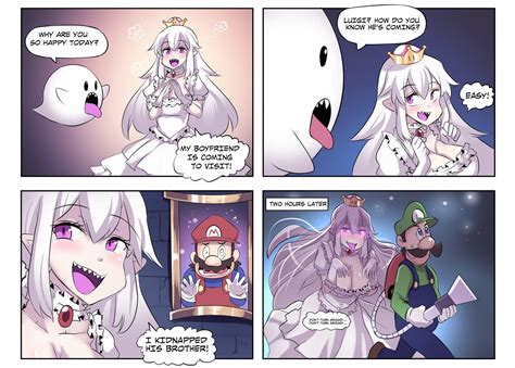 I Wrote A Comic About Princess Boo Princess Boo Super Mario Art Anime Memes Funny Anime Funny