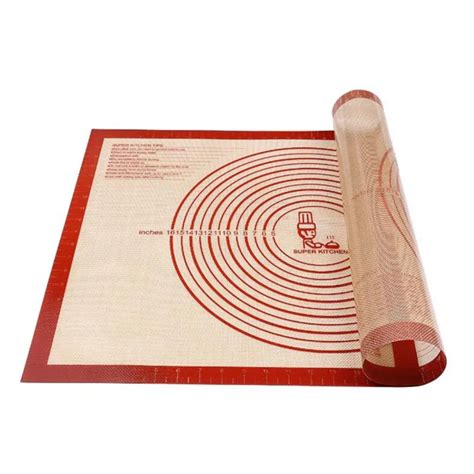 Non Slip Silicone Pastry Mat Extra Large With Measurements 28by 20