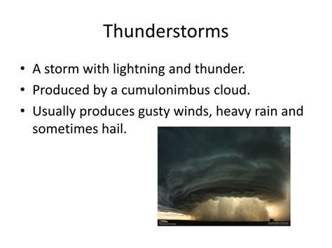 Ppt Thunderstorms Tornadoes And Hurricanes Powerpoint Presentation
