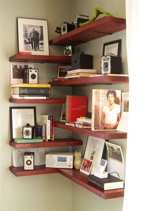25 Ways To Diy Creative Corner Shelves