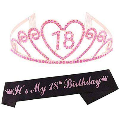 Watch this accurate description of what happens when you turn 18. 18th Birthday Tiara And Sash Crown For Party Supplies ...