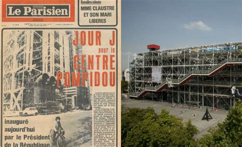 Dans Le Retro Centre Pompidou 40 Ans De Mutations Et De Succès Le
