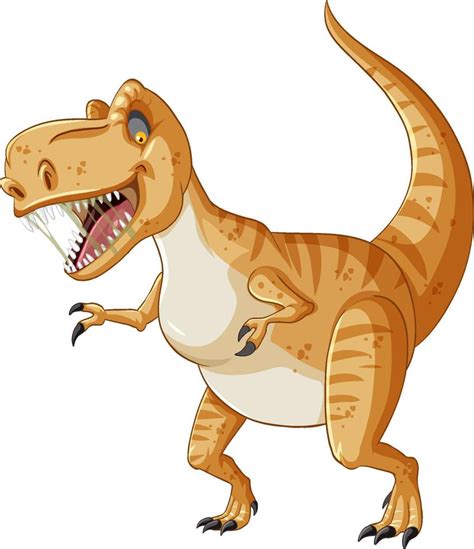 Premium Vector Tyrannosaurus Rex Dinosaur Illustration In Cartoon Style