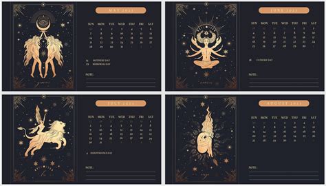 Zodiac calendar 2023