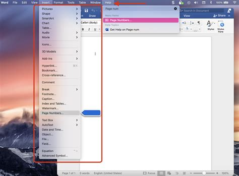How To Add Page Numbers In Word Microsoft Word Number Pages Tutorial