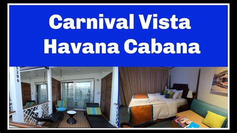 Carnival Vista Havana Cabana Cabin Room 5206 Room Tour Youtube