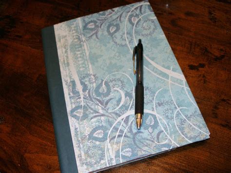 Homemade Journal Comp Notebook Scrapbook Paper Homemade Journal