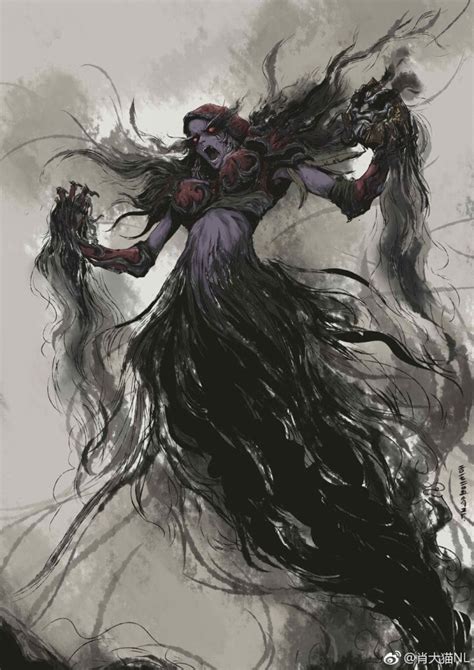 sylvanas windrunner [banshee queen] my fantasy world fantasy rpg dark fantasy art warcraft