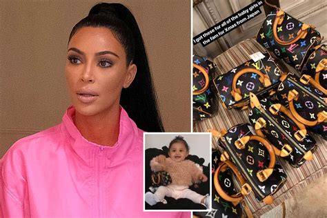kim kardashian splashes out on £6 400 designer bags for daughters and nieces including stormi
