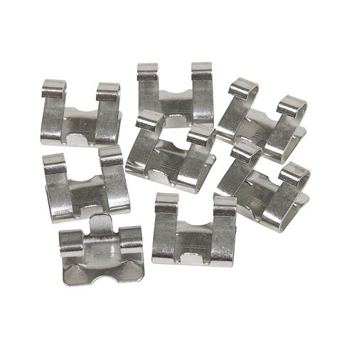 Amerimax Home Products Stainless Steel Hinged Guard Clip 8 Pack 85341