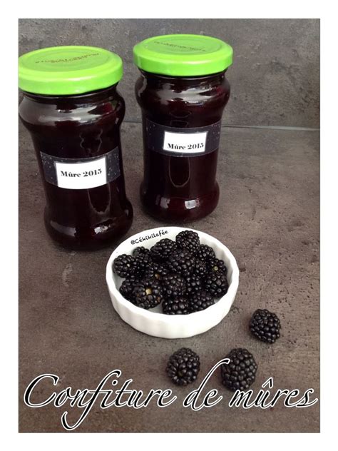 Confiture de mûres sans pépin