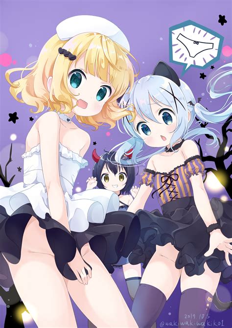 Kafuu Chino Kirima Syaro And Jouga Maya Gochuumon Wa Usagi Desu Ka