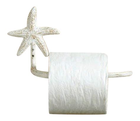 Toilet paper holder roll tissue chrome stand storage free stand kitchen bathroom. Park Designs Nautical Starfish Toilet Tissue Paper Holder ...