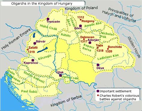 Kingdom Of Hungary 13011526 Hungary History Hungary Historical Maps