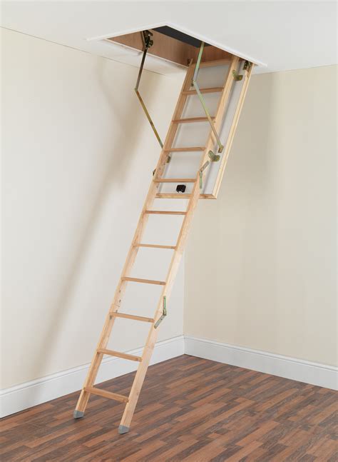 Tb Davies Luxfold Timber Folding Loft Ladder All In One System Fsc