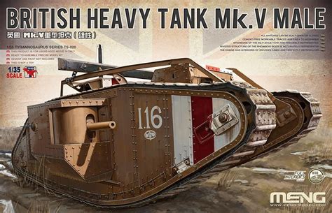 Meng 135 British Heavy Tank Mkv Male Au Toys And Games