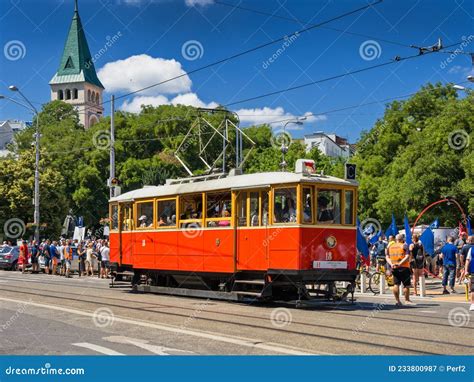 Old Historical Tram Editorial Photography Image Of History 233800987