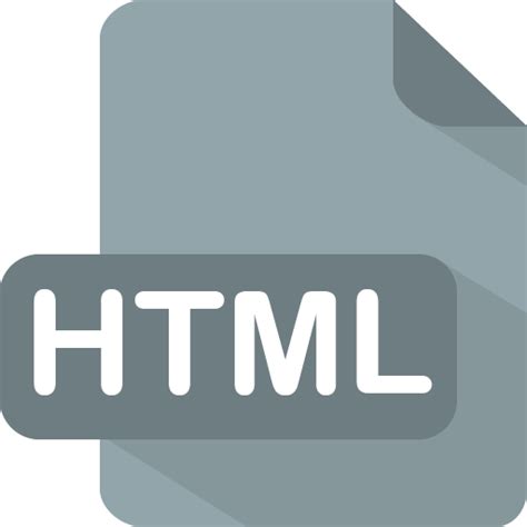 Html Icon Flat File Type Iconset Pelfusion