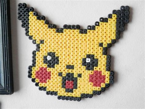 Pikachu Fuse Beads Perler Beads Pokemon Perler Beads Fuse Bead Patterns