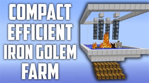 You can add the automatic sorting smelter and create a dye and xp farm or add the auto silo build and make a composting bonemeal farm. Tiny Iron Golem Farm - Simple, Compact & Efficient ...