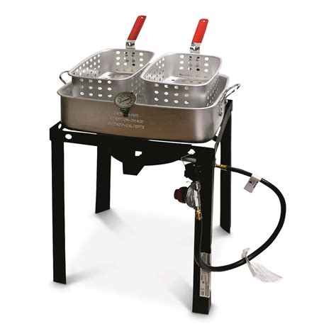 Chard 18 Qt Dual Basket Propane Deep Fryer 719779 Grills And Smokers