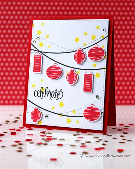 Create a blank new year card. Pin on Handmade Card Ideas - Stamping and Die Cutting