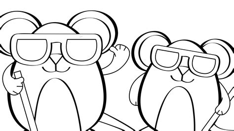 Choose your favorite animals in this chart or see our baby animals, farm animals, and zoo animals in the charts below. Three Blind Mice - Coloring Page - Mother Goose Club