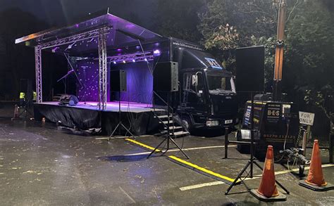 Mobile Stage Hire Seasonal Illuminations Where You Are