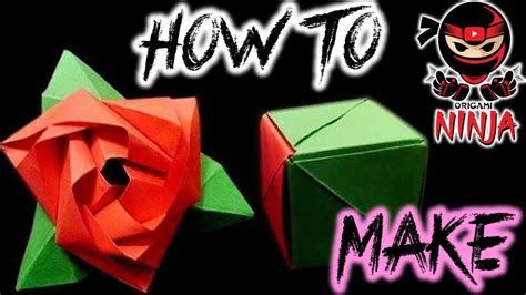 How To Make Origami Magic Rose Cube Valerie Vann Youtube