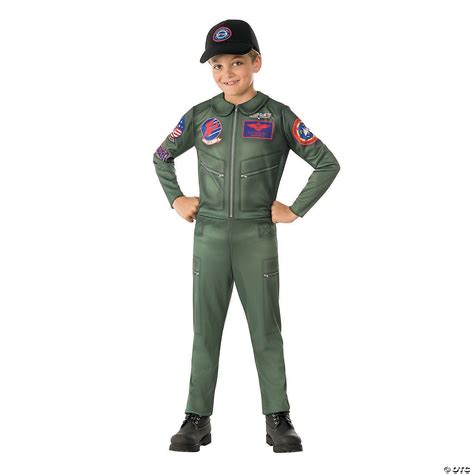 Maverick Flight Suit Costume For Kids Top Gun Ubicaciondepersonas