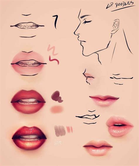 Pin By Grace Marais On References Lips Drawing Digital Art Tutorial