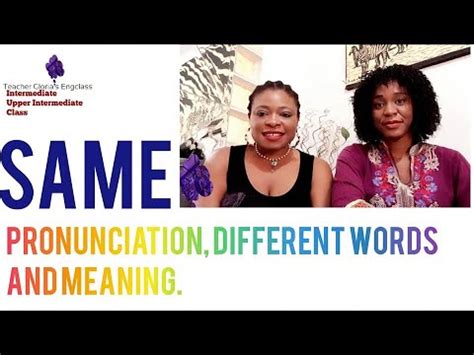 Paraphrasing can help them rewrite their own text to make new content with the same meaning as demanded. Same pronunciation, different words and meaning. - YouTube
