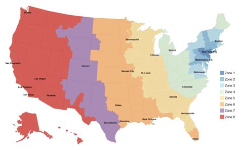 Shipping Zones In Us Usps Ups Fedex And Fulfillment Cost