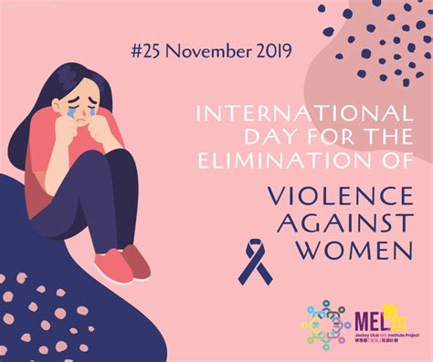 International Day For The Elimination Of Violence Against Women Jockey Club Mel Institute Project